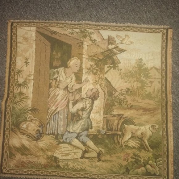 Vintage tapestry Renissance piece